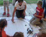 piknik naukowy rodzinny lego roboty fluor warsztaty zabawa 9